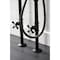 Kingston Brass CCK226K5 Freestanding Clawfoot Tub Faucet Package with Supply Line, Oil Rubbed Bronze CCK226K5 - alternate 6